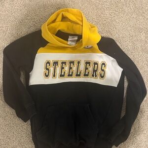 Steelers Black and Yellow Men's Hoodie
